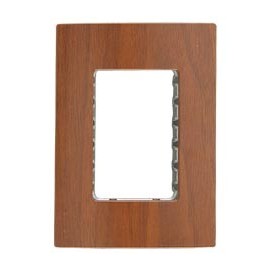 PLACA STYLO STATUS 3 MÓDULOS CAOBA - Envío Gratuito
