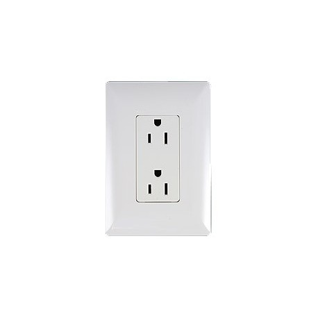 PLACA BLANCA DE 2 MODULOS - Envío Gratuito