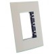 PLACA RECTANGULAR 3 MÓDULOS AGUAMARINA - Envío Gratuito