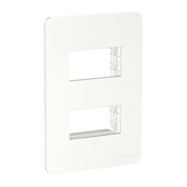 PLACA 2 MODULOS SEPARADOS BLANCA - Envío Gratuito