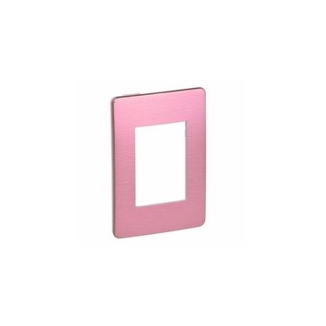 PLACA 3 MÓDULOS DE ALUMINIO VENUS PINK SCHNEIDER ELECTRIC - Envío Gratuito