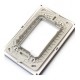 PLACA 3 MÓDULOS PLÁSTICA AZUL ÍNDIGO - Envío Gratuito