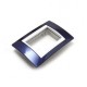 PLACA 3 MÓDULOS PLÁSTICA AZUL ÍNDIGO - Envío Gratuito