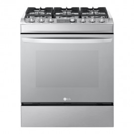 "ESTUFA DE PISO 30"" ACERO INOXIDABLE LG" - Envío Gratuito
