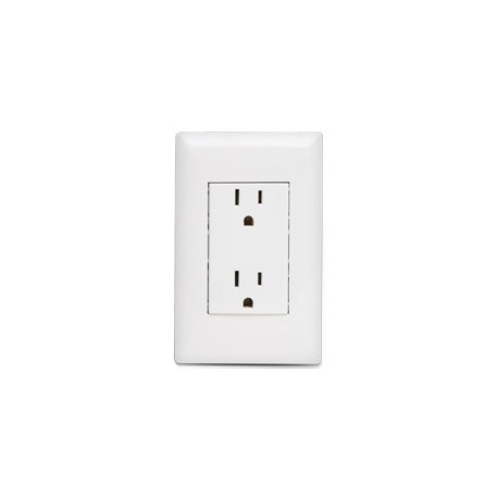 CONTACTO DUPLEX 2P T C/PLACA BCO - Envío Gratuito