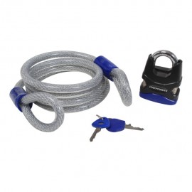 CABLE ENROLLADO Y REF CLAVE 180CMX12MM - Envío Gratuito