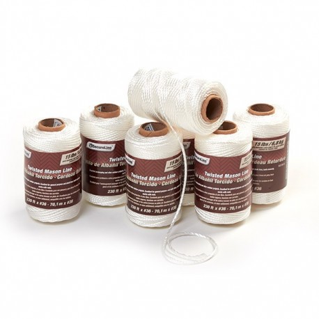 PIOLA NYLON TORCIDO BLANCO 5/64" X 70.96M - Envío Gratuito