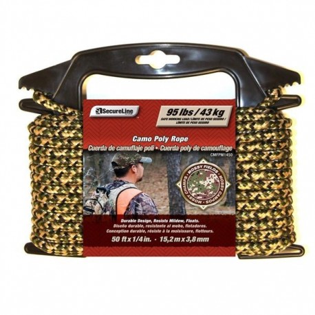 MOSSY CAMO CUERDA 6MM X 15.24M SECURE LINE - Envío Gratuito