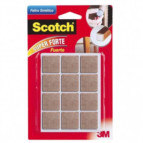 3M SCOTCH PROTECTORDE FIELTRO CUADRADO COLOR MARRÓN - Envío Gratuito