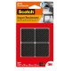 3M SCOTCH TOPE ANTI-DESLIZANTE CUADRADO COLOR NEGRO 4 PIEZAS - Envío Gratuito
