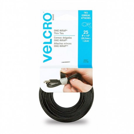 CORREAS PRECORTADAS 25 PZAS-NEGRO - Envío Gratuito
