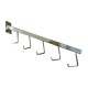 COLGADOR RECTO 30 CM CROMO 4 PIEZAS - Envío Gratuito