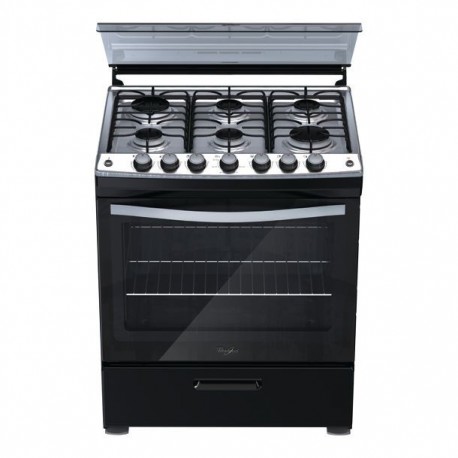 ESTUFA DE PISO 30" NEGRA WHIRLPOOL - Envío Gratuito