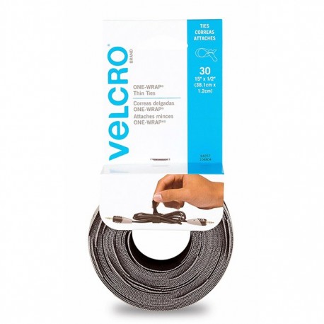 CORREAS PRECORTADAS 30 PZAS-GRIS/NEGRO - Envío Gratuito