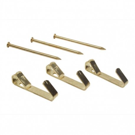 CUELGA CUADROS STD BRONCE 22KG 3 PIEZAS - Envío Gratuito