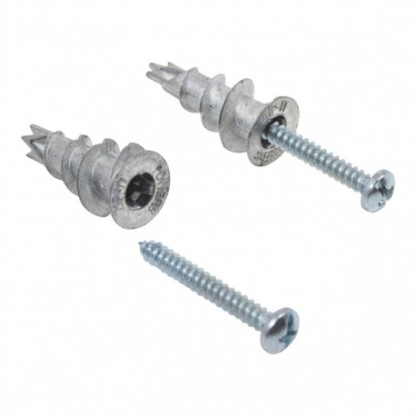 TAQUETE PARA YESO ZINC CON TORNILLO - Envío Gratuito