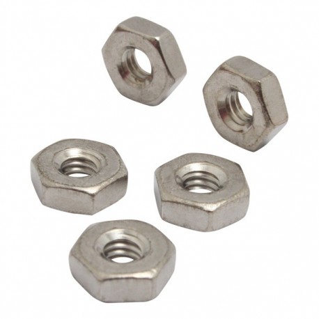 TUERCA HEXAGONAL ACERO INOXIDABLE 6-32 - Envío Gratuito