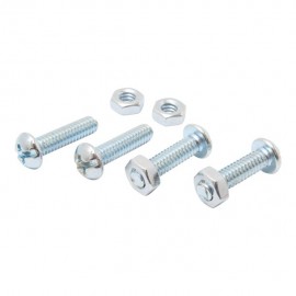 TORNILLO PARA MÁQUINA CABEZA REDONDA RANURADA 1/4"-20 X 1" 10P - Envío Gratuito