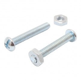 TORNILLO PARA MÁQUINA CABEZA REDONDA RANURADA 1/4"-20 X 1-1/2" 10P - Envío Gratuito