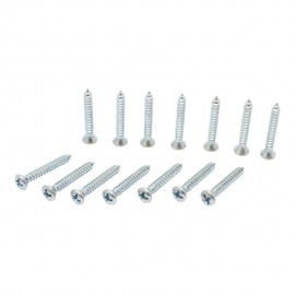 TORNILLO METAL CABEZA OVALADA RANURADA 14 X 1" 10P - Envío Gratuito