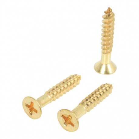 TORNILLO MADERA CABPLANA LATÓN SO 8X1 - Envío Gratuito