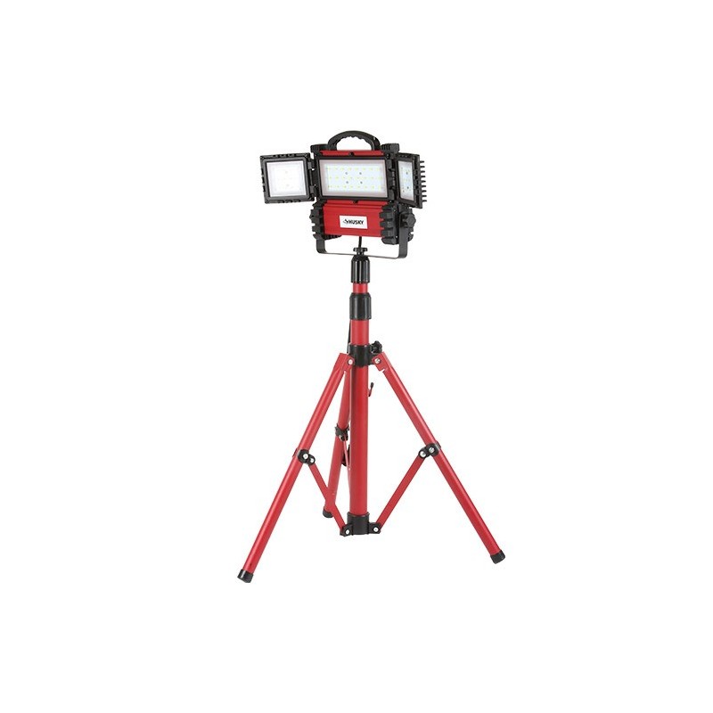 Lámpara De Trabajo LED Flexdot 600 De Kraftwerktools - Iluminación Flexible, Color Negro